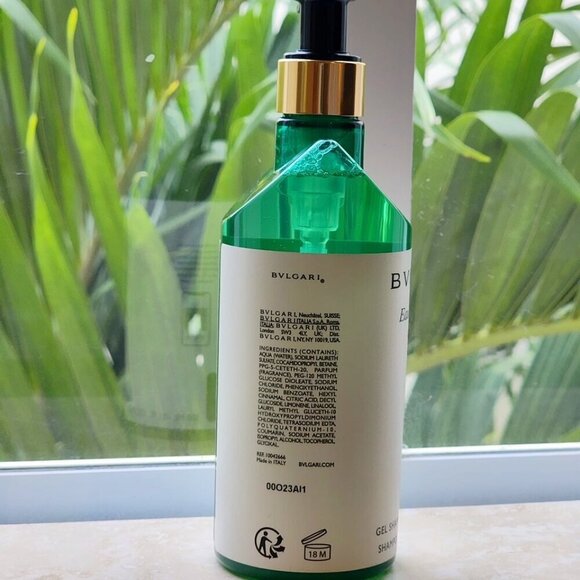 Bvlgari Shampoo & Shower Gel and Hair Conditioner Green Tea New - Picture 3 of 4